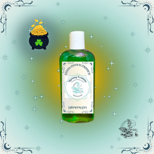 Uprising Economy Shower Gel – invigorating cleanser promoting motivation, renewal, and forward progress.